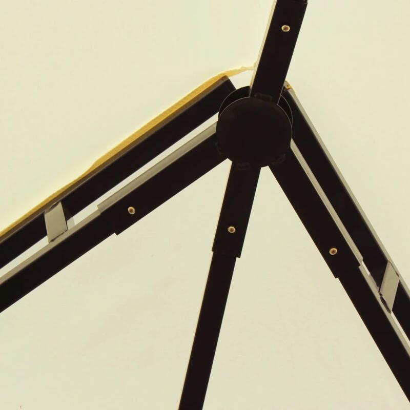 Pavilion/foisor pentru gradina/terasa, cadru metalic, cu perdele, crem, 4x3x2.80 m GartenVIP DiyLine