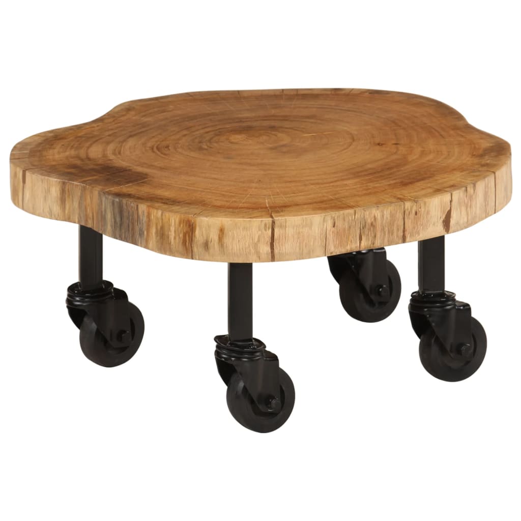 Măsuță de cafea, 60 x 55 x 25 cm, lemn masiv de acacia GartenMobel Dekor