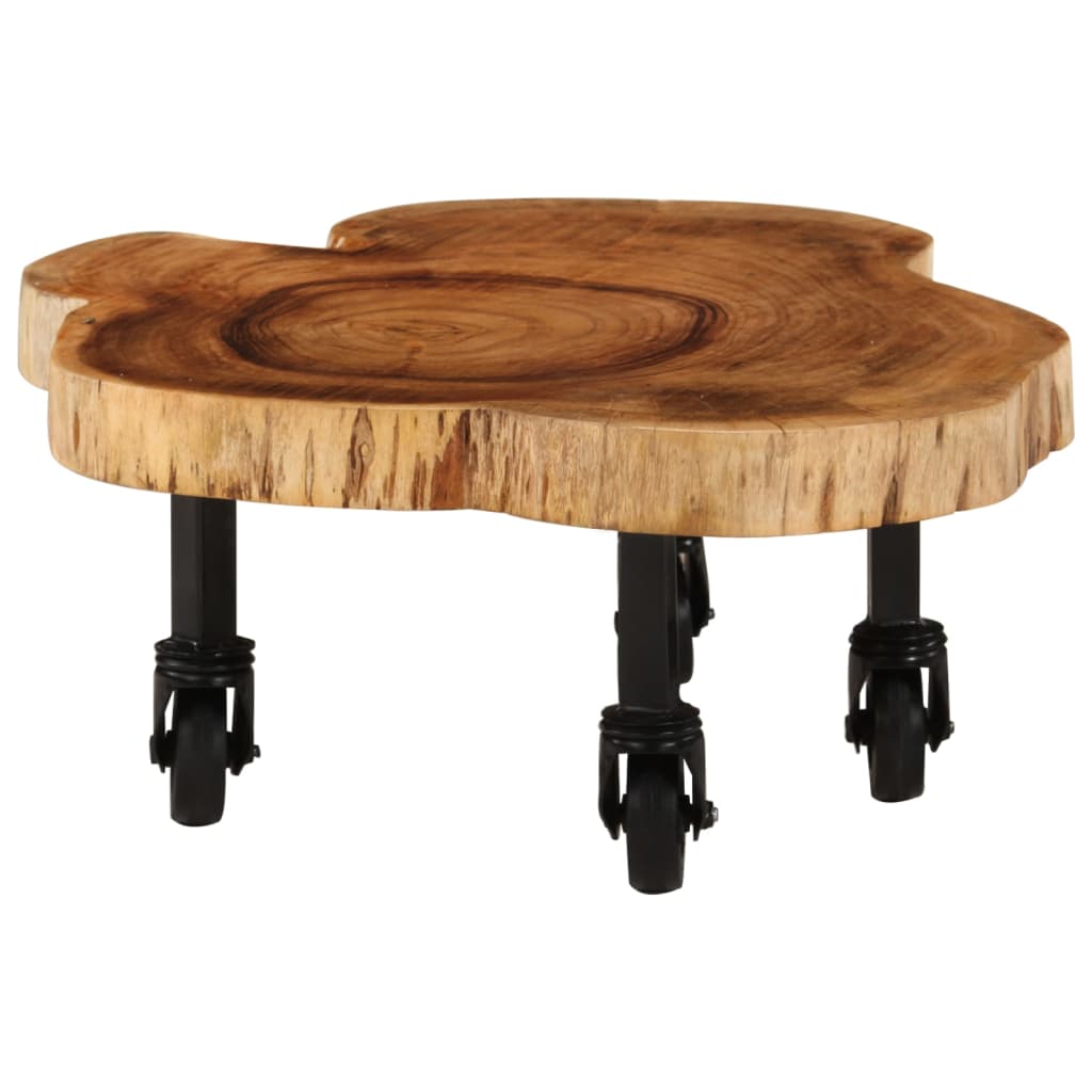 Măsuță de cafea, 60 x 55 x 25 cm, lemn masiv de acacia GartenMobel Dekor