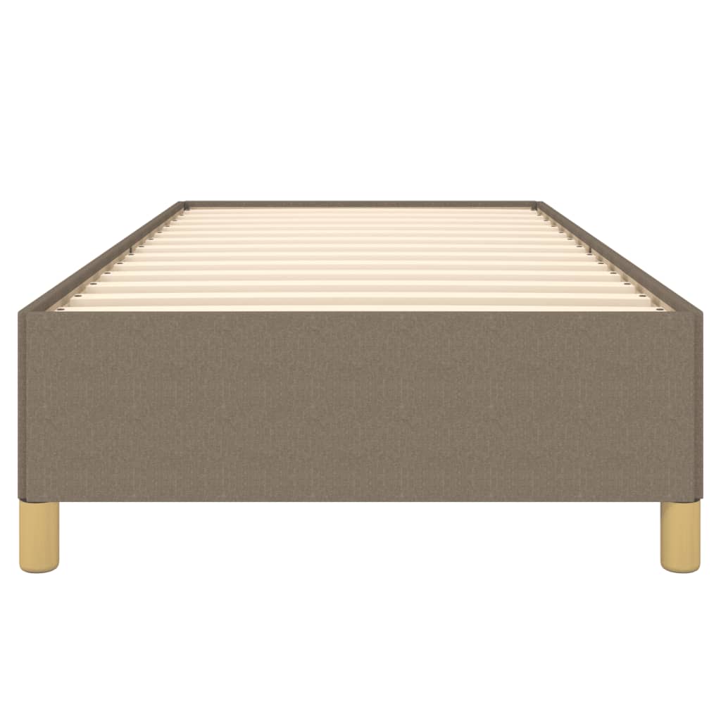 Cadru de pat, gri taupe, 80x200 cm, material textil GartenMobel Dekor