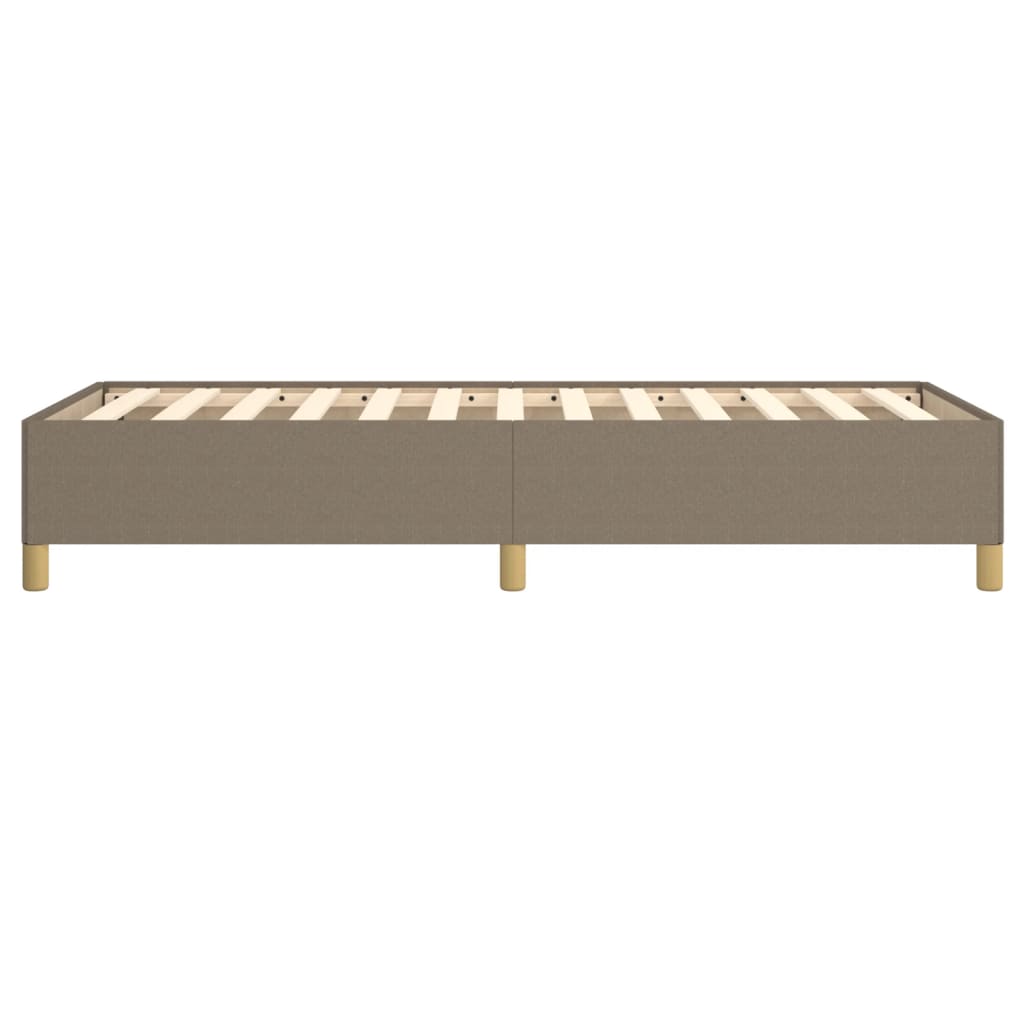 Cadru de pat, gri taupe, 80x200 cm, material textil GartenMobel Dekor