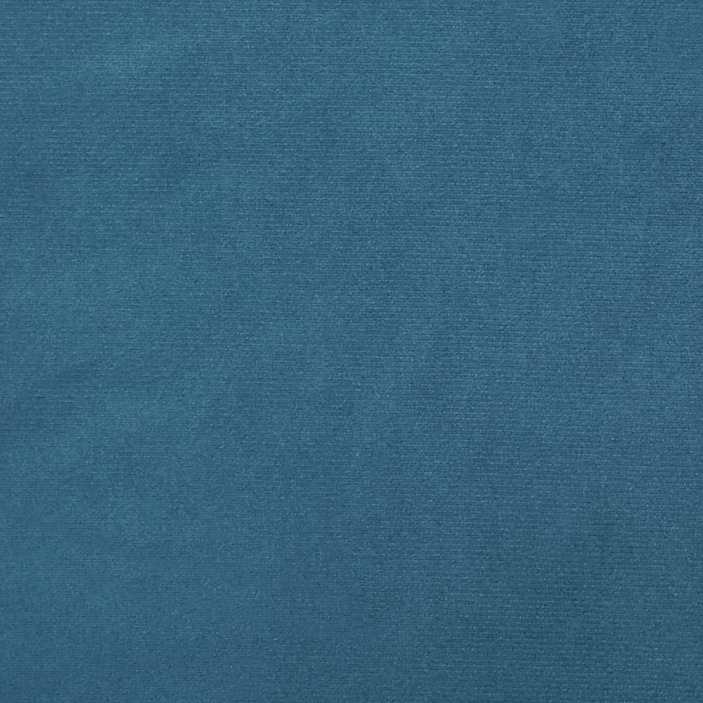 Pat de zi, albastru, 90x200 cm, catifea GartenMobel Dekor