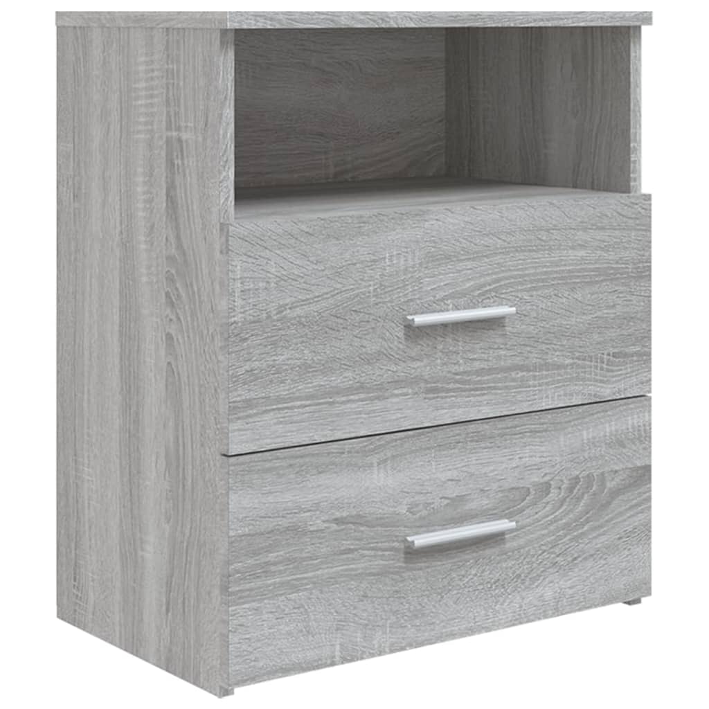 Noptiere, 2 buc., gri sonoma, 50x32x60 cm GartenMobel Dekor