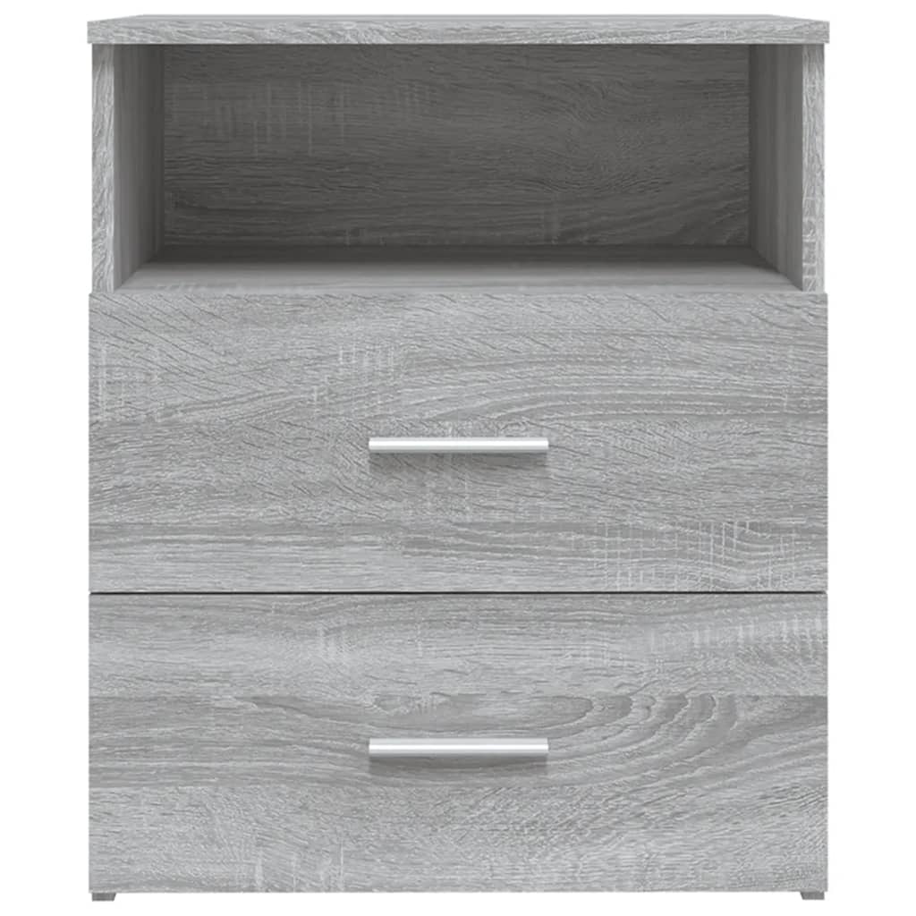Noptiere, 2 buc., gri sonoma, 50x32x60 cm GartenMobel Dekor