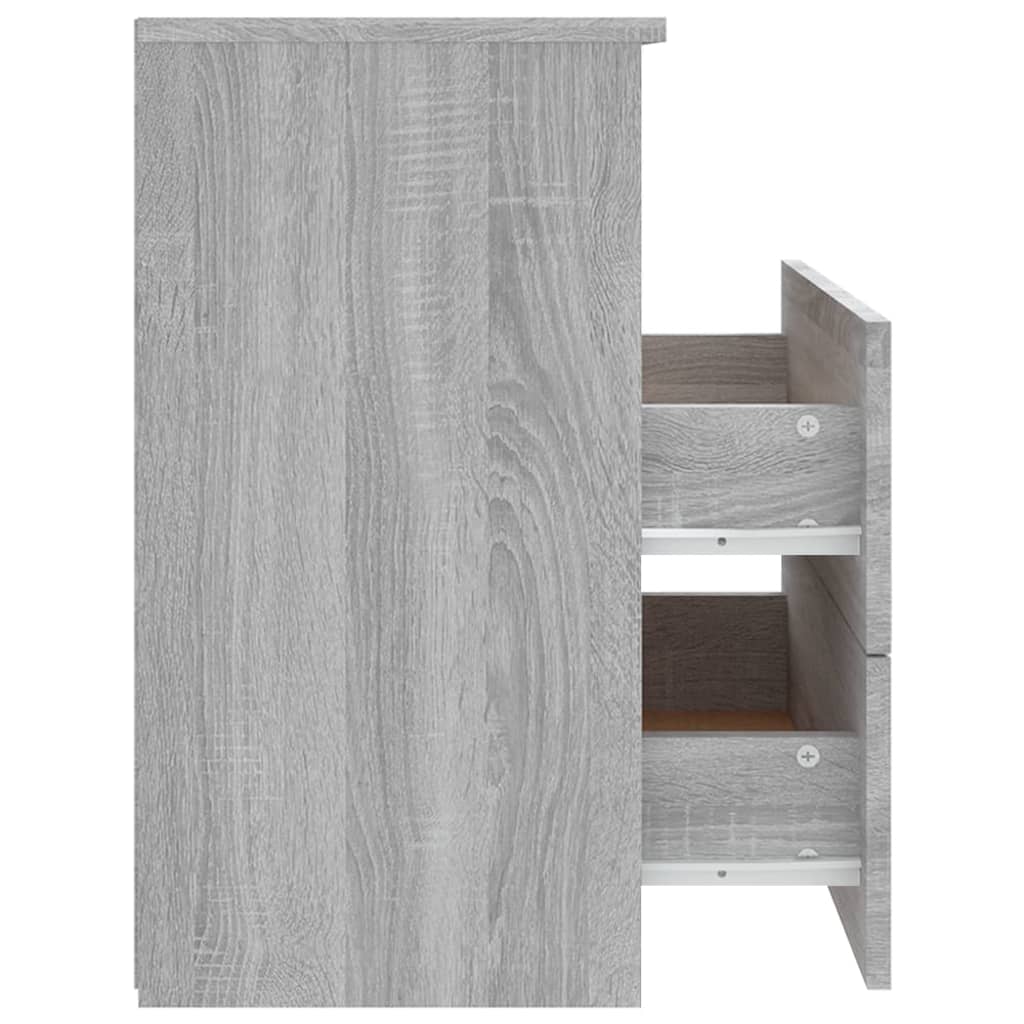 Noptiere, 2 buc., gri sonoma, 50x32x60 cm GartenMobel Dekor