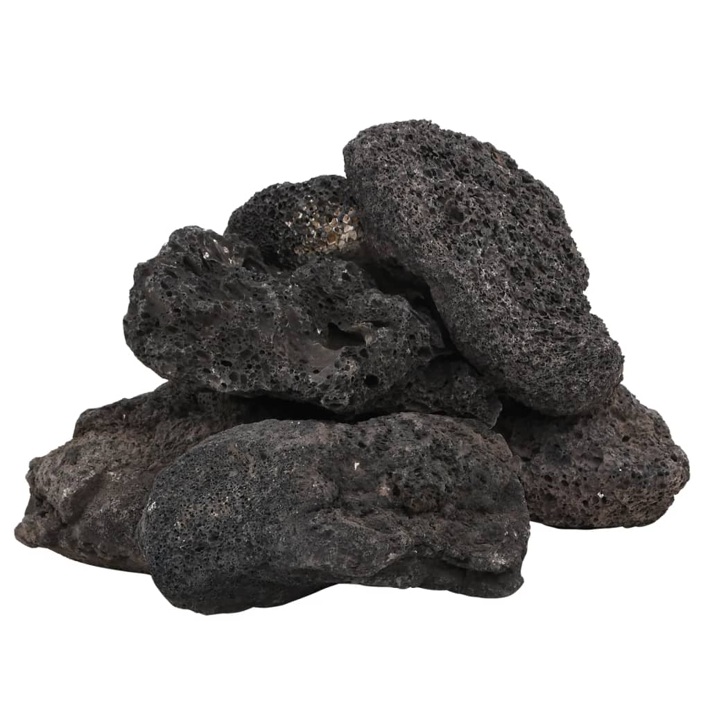 Roci vulcanice, 25 kg, negru, 10-30 cm GartenMobel Dekor