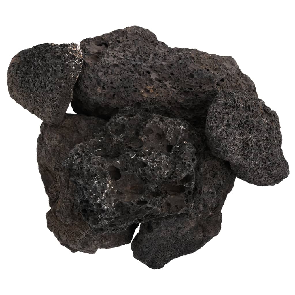 Roci vulcanice, 25 kg, negru, 10-30 cm GartenMobel Dekor
