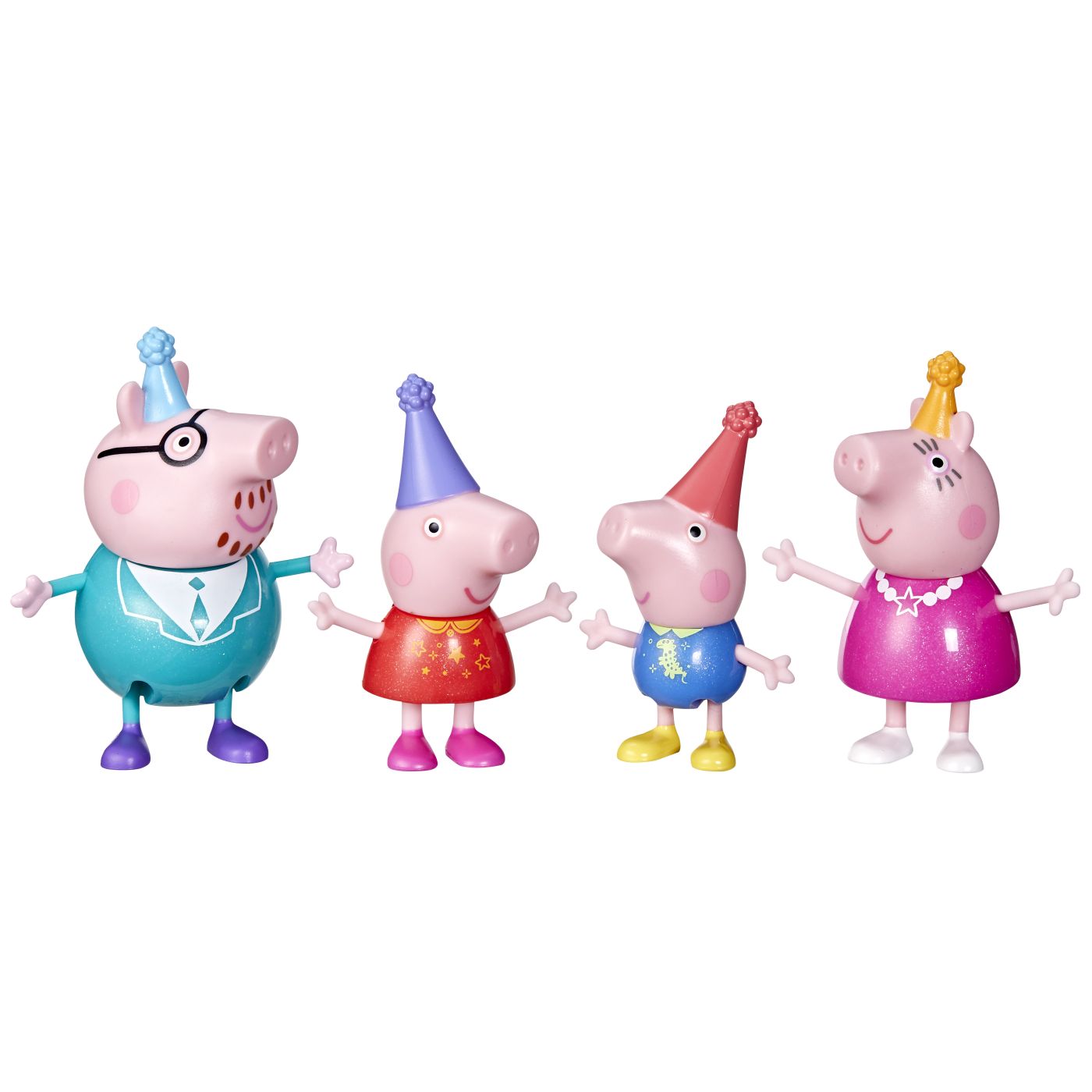 PEPPA PIG SET FIGURINE PETRECERE IN FAMILIA PIG SuperHeroes ToysZone