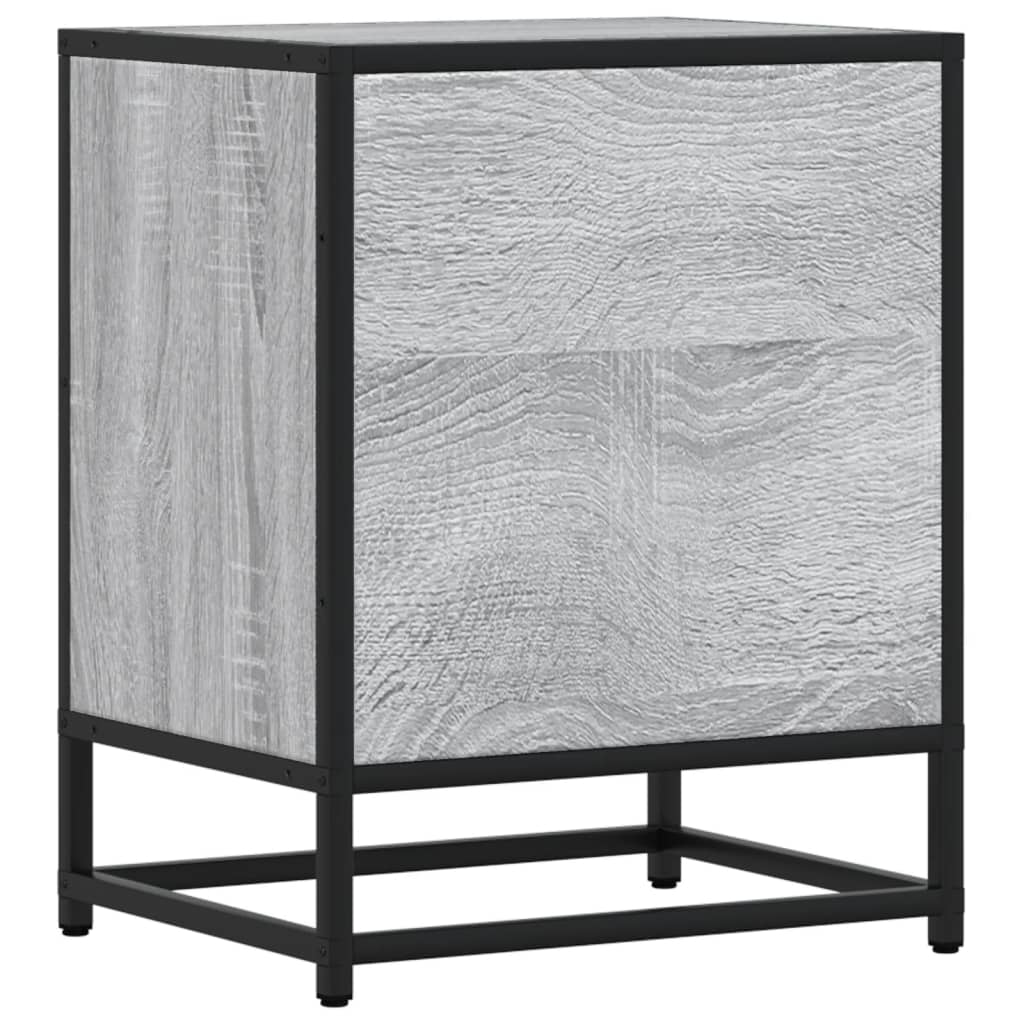 Noptiere, 2 buc., gri sonoma, 40x31x50 cm, lemn compozit GartenMobel Dekor