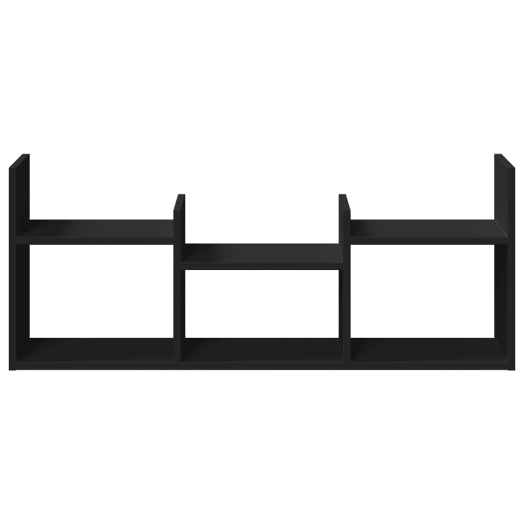 Dulap de perete, 100x18x40 cm, negru, lemn prelucrat GartenMobel Dekor