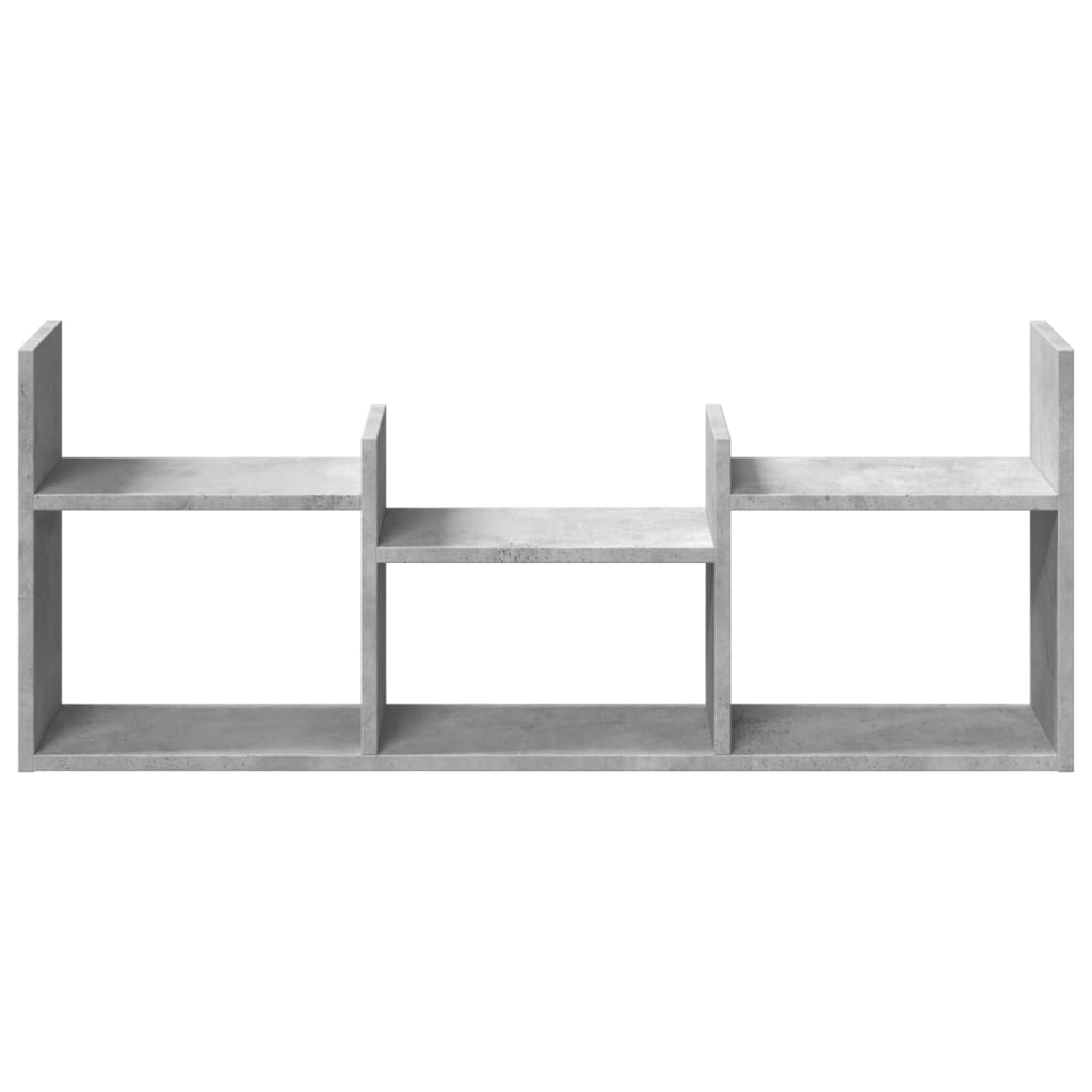 Dulap de perete, gri beton, 100x18x40 cm, lemn prelucrat GartenMobel Dekor