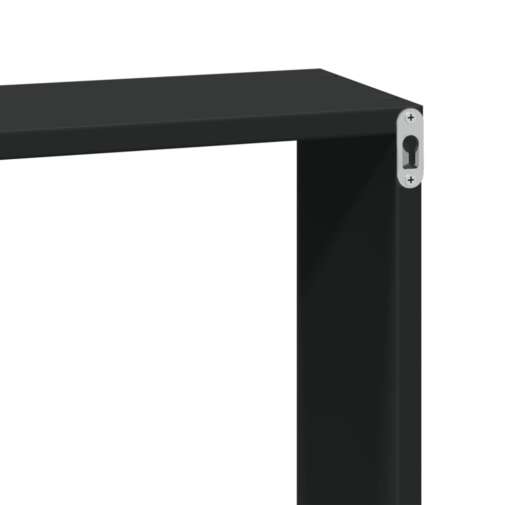 Dulap de perete, negru, 60x16x30 cm, lemn prelucrat GartenMobel Dekor
