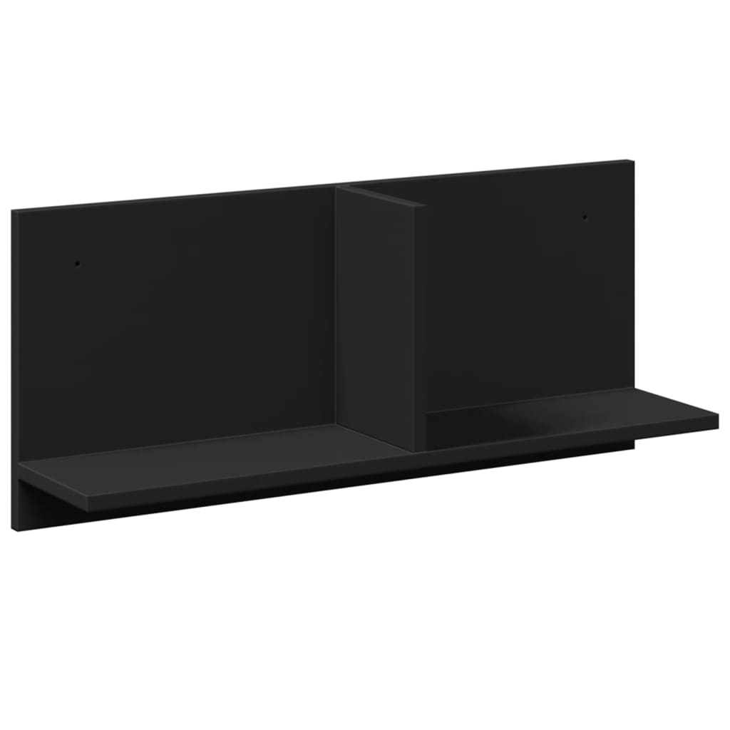 Dulap de perete, negru, 70x16,5x30 cm, lemn prelucrat GartenMobel Dekor
