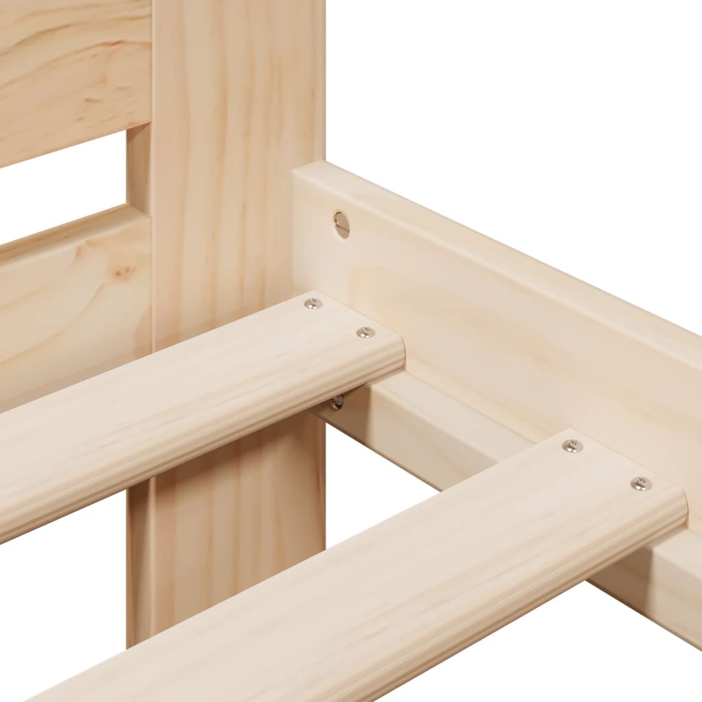 Cadru de pat fără saltea, 150x200 cm, lemn masiv pin GartenMobel Dekor