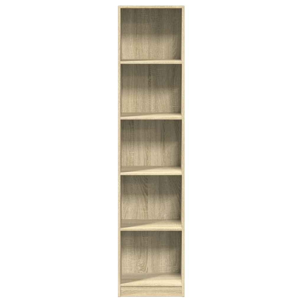 Bibliotecă, stejar sonoma, 40x24x176 cm, lemn prelucrat GartenMobel Dekor