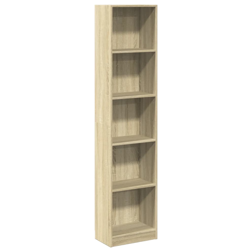 Bibliotecă, stejar sonoma, 40x24x176 cm, lemn prelucrat GartenMobel Dekor
