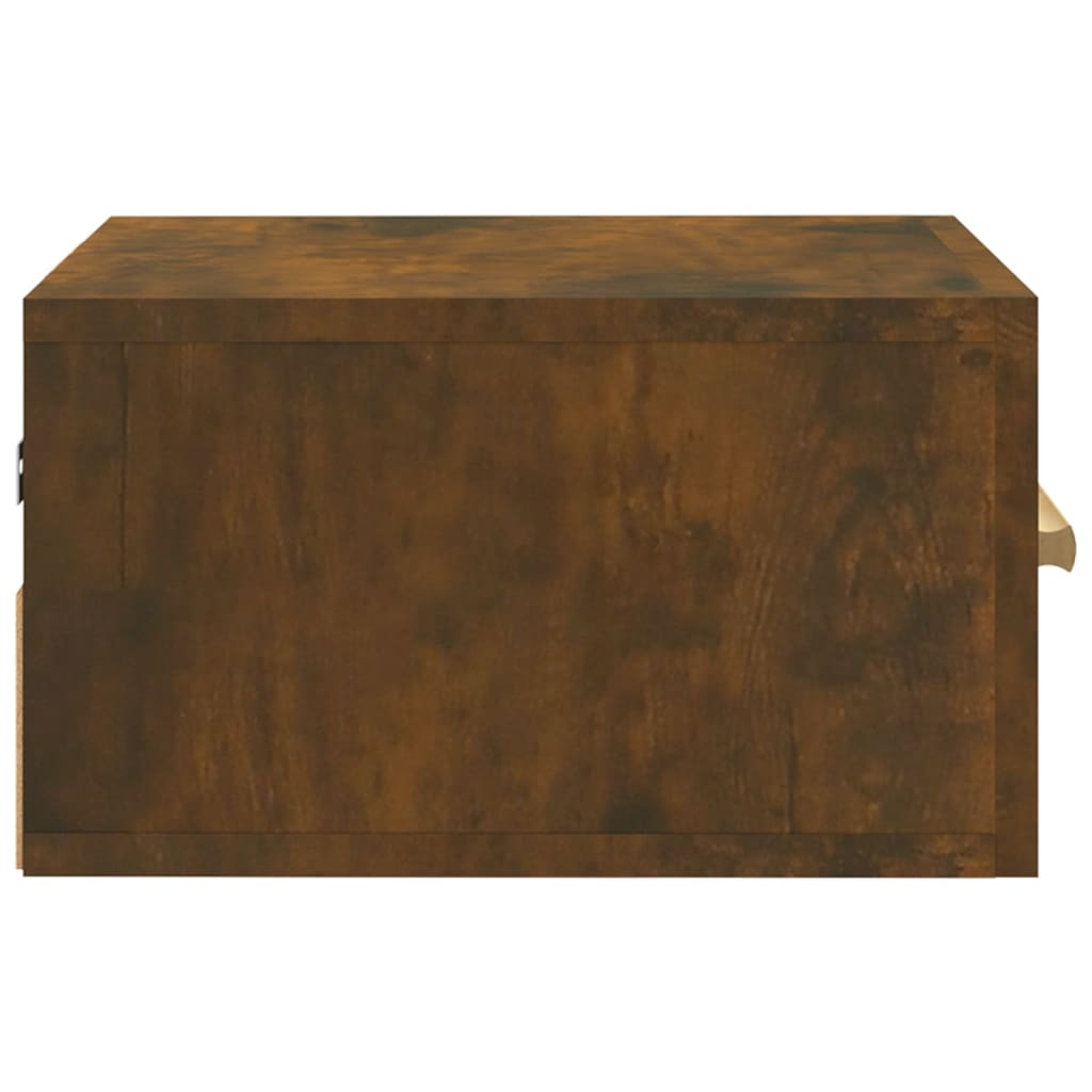 Noptieră de perete, stejar afumat, 35x35x20 cm GartenMobel Dekor