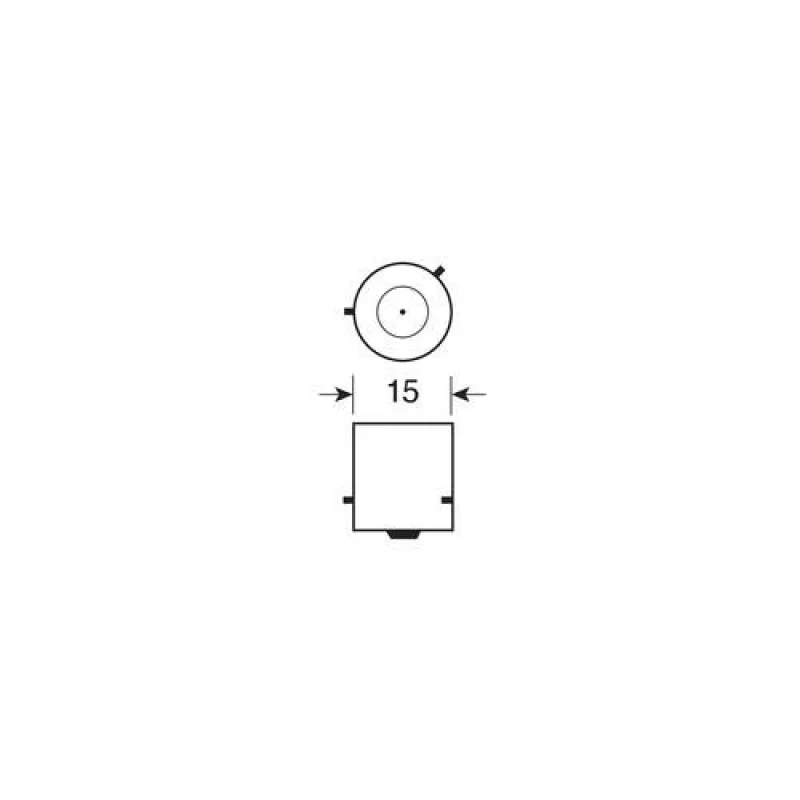 Bec 12V - PY21W - 21W Semnalizare galben BAU15s 1buc Lucas Garage AutoRide