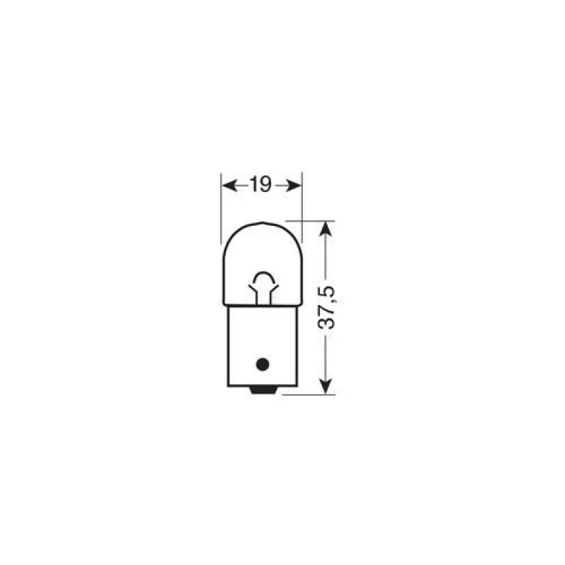 Bec 12V - R10W - 10W Pozitie soclu metal BA15s 1buc Lucas Garage AutoRide