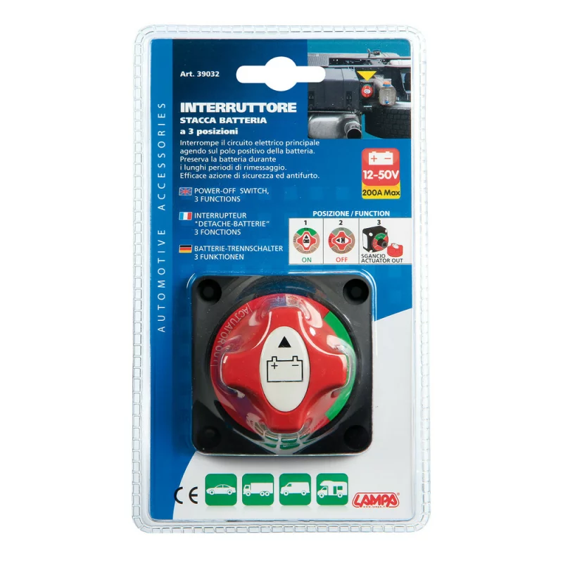 Contact general cu 3 functii 200A - 12/50V Garage AutoRide