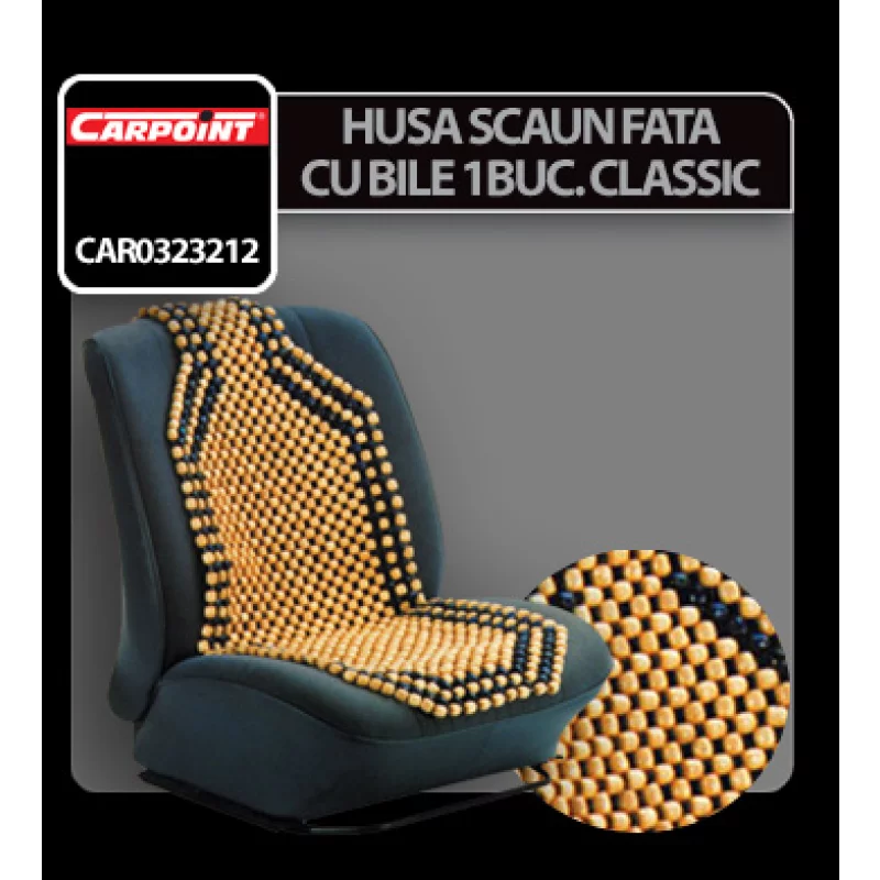 Husa scaun fata cu bile 1buc Classic Carpoint Garage AutoRide