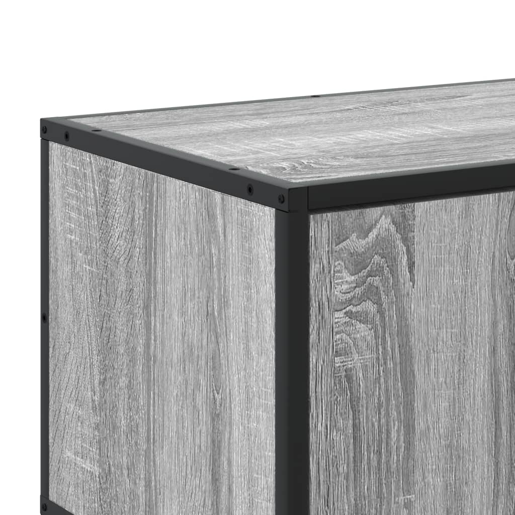 Dulap TV, gri sonoma, 210x35x41 cm, lemn prelucrat GartenMobel Dekor