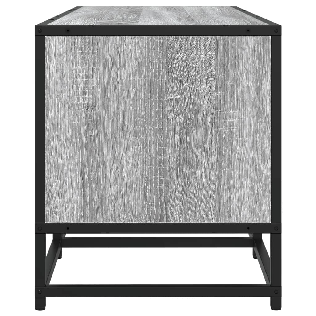 Dulap TV, gri sonoma, 210x35x41 cm, lemn prelucrat GartenMobel Dekor