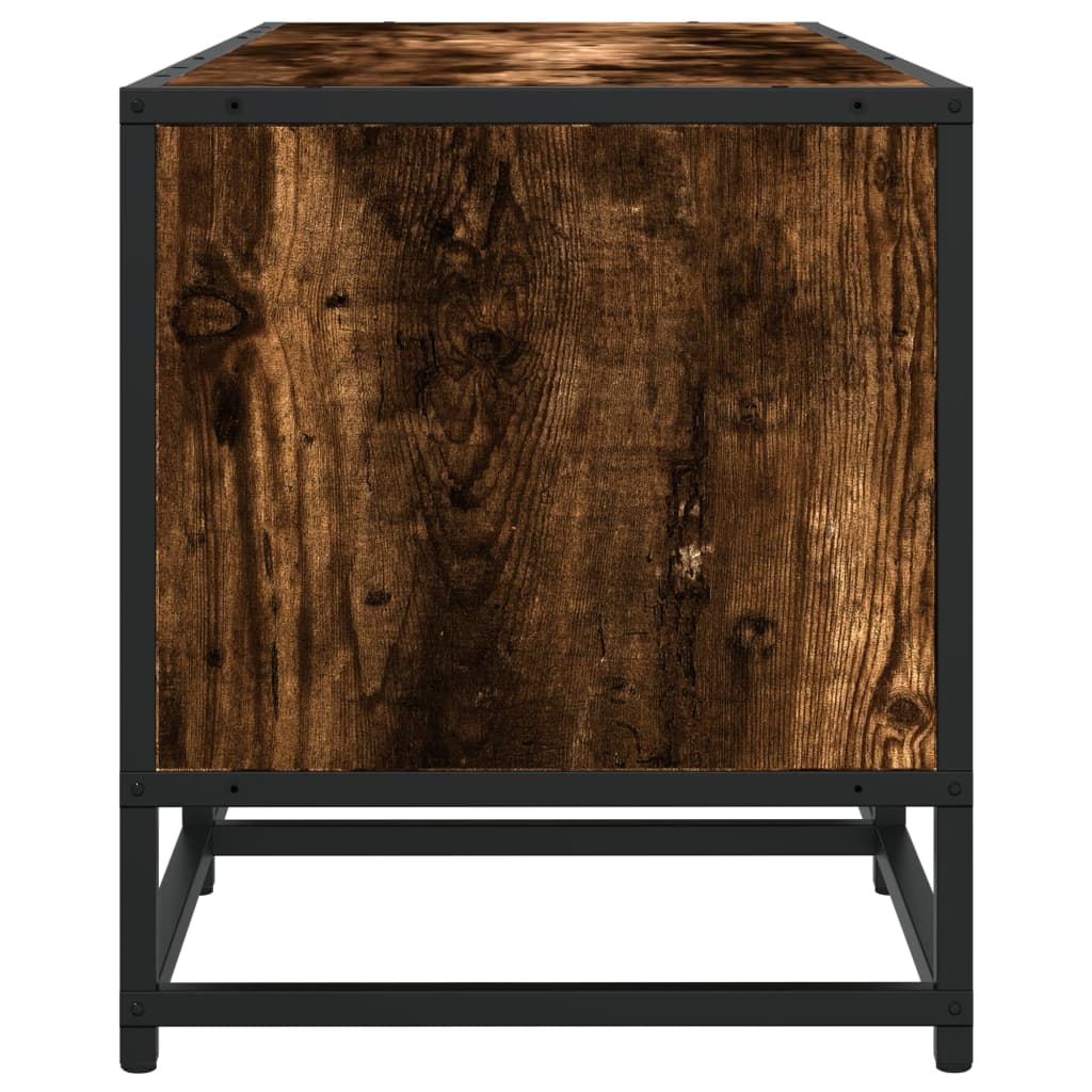 Dulap TV, stejar fumuriu, 210x35x41 cm, lemn prelucrat GartenMobel Dekor