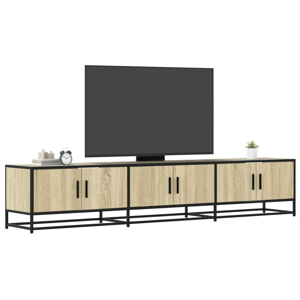 Dulap TV, stejar sonoma, 210x35x41 cm, lemn prelucrat GartenMobel Dekor