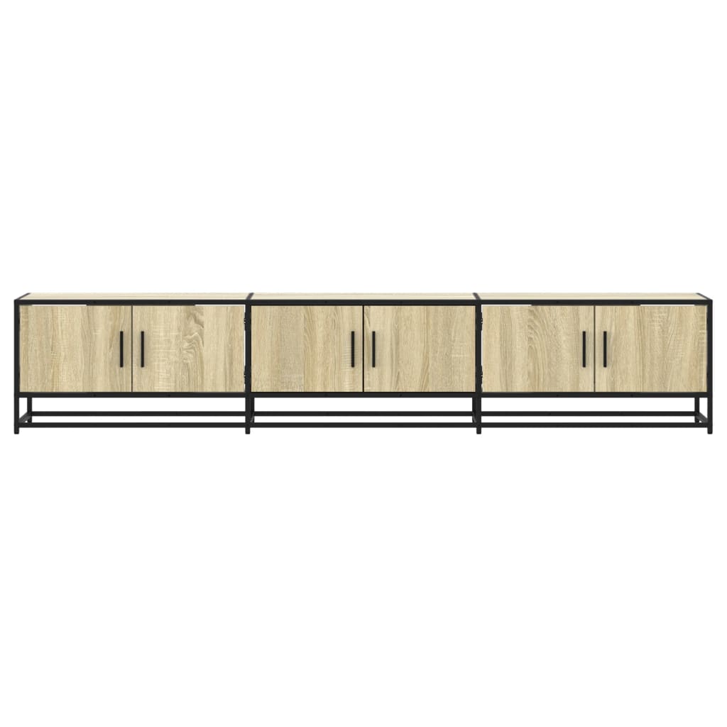 Dulap TV, stejar sonoma, 210x35x41 cm, lemn prelucrat GartenMobel Dekor