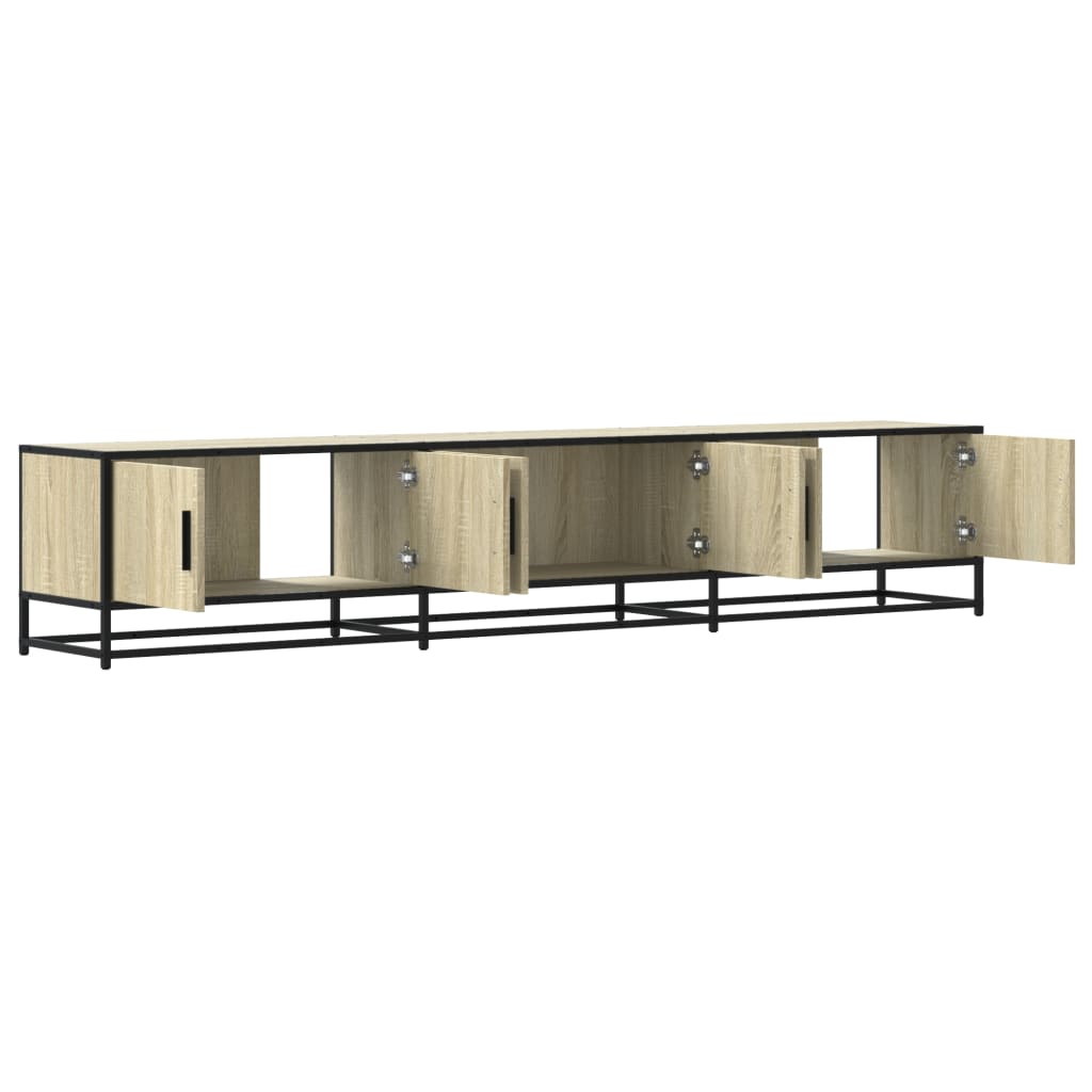 Dulap TV, stejar sonoma, 210x35x41 cm, lemn prelucrat GartenMobel Dekor