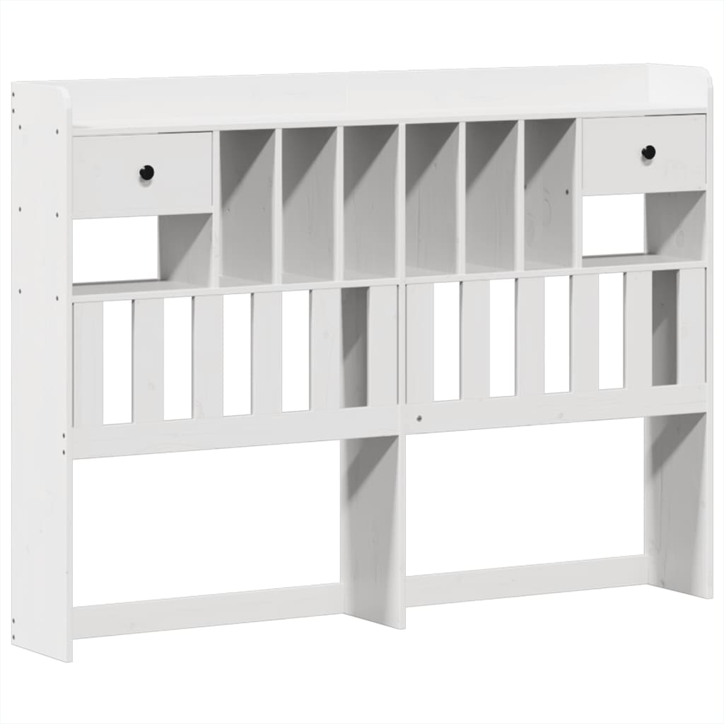 Cadru de pat fără saltea, alb, 160x200 cm, lemn masiv pin GartenMobel Dekor