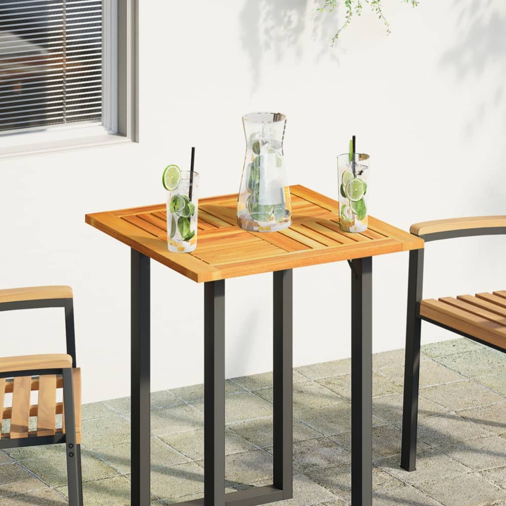 Blat de masă pătrată, 60x60x2 cm, lemn masiv de acacia GartenMobel Dekor