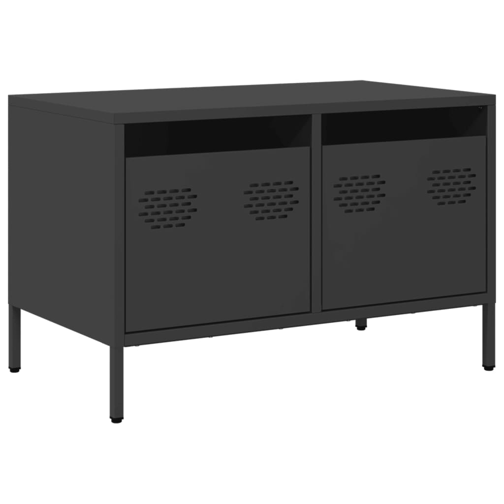 Dulap TV, negru, 68x39x43,5 cm, oțel laminat la rece GartenMobel Dekor