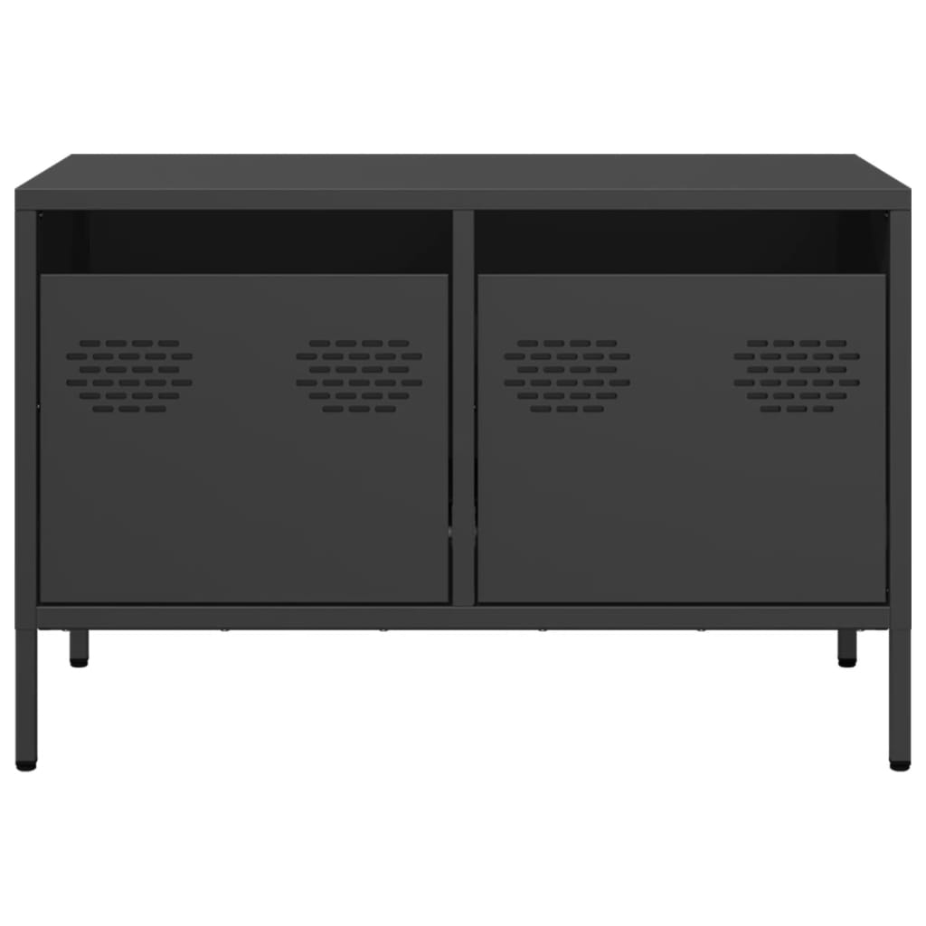 Dulap TV, negru, 68x39x43,5 cm, oțel laminat la rece GartenMobel Dekor