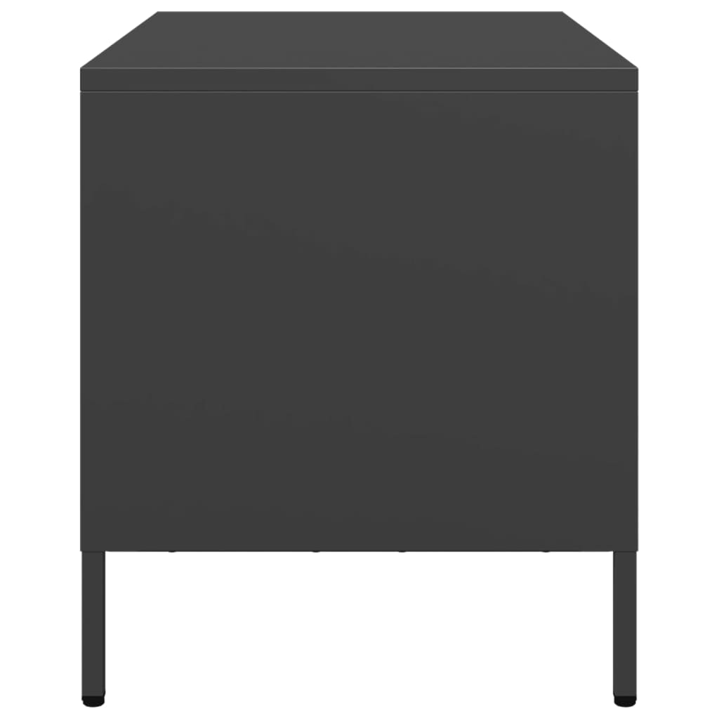 Dulap TV, negru, 68x39x43,5 cm, oțel laminat la rece GartenMobel Dekor