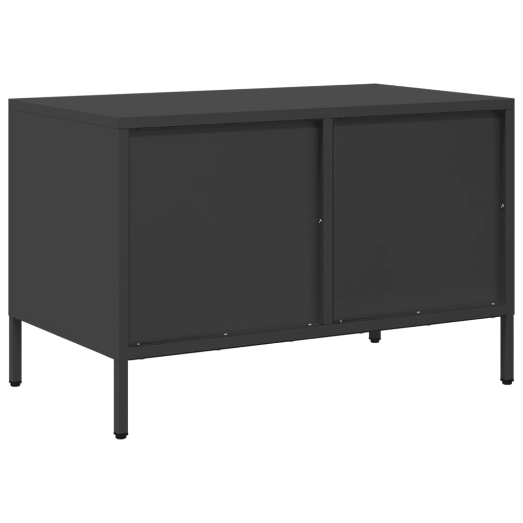 Dulap TV, negru, 68x39x43,5 cm, oțel laminat la rece GartenMobel Dekor