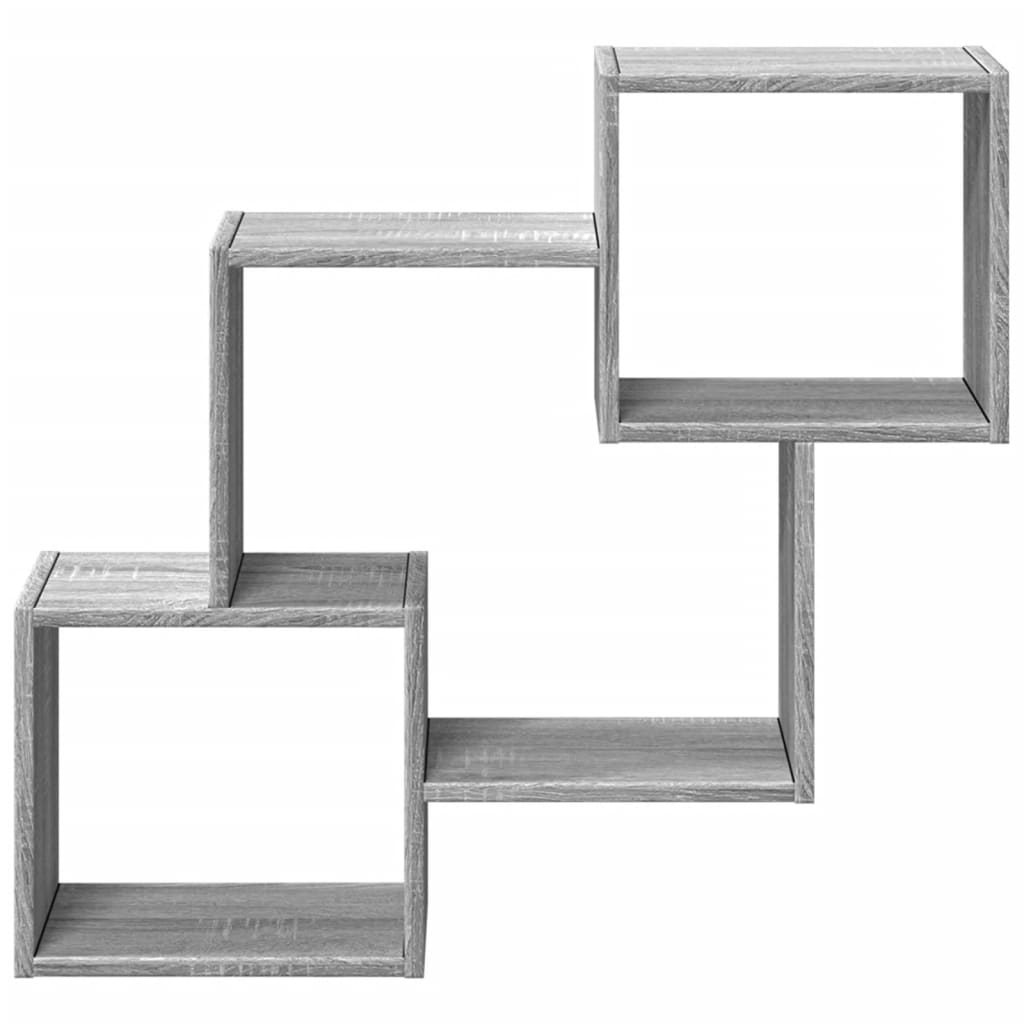 Dulap de perete, 78x18x71 cm, gri sonoma, lemn prelucrat GartenMobel Dekor