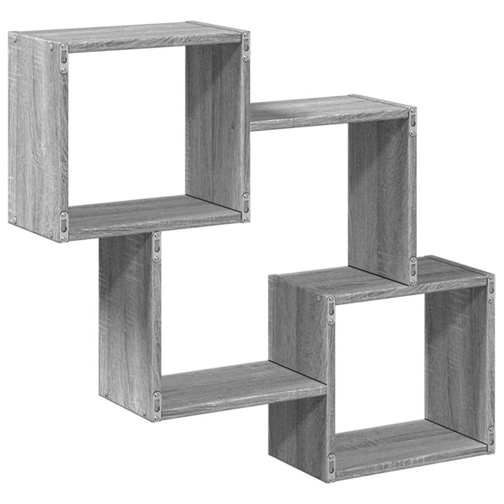 Dulap de perete, 78x18x71 cm, gri sonoma, lemn prelucrat GartenMobel Dekor
