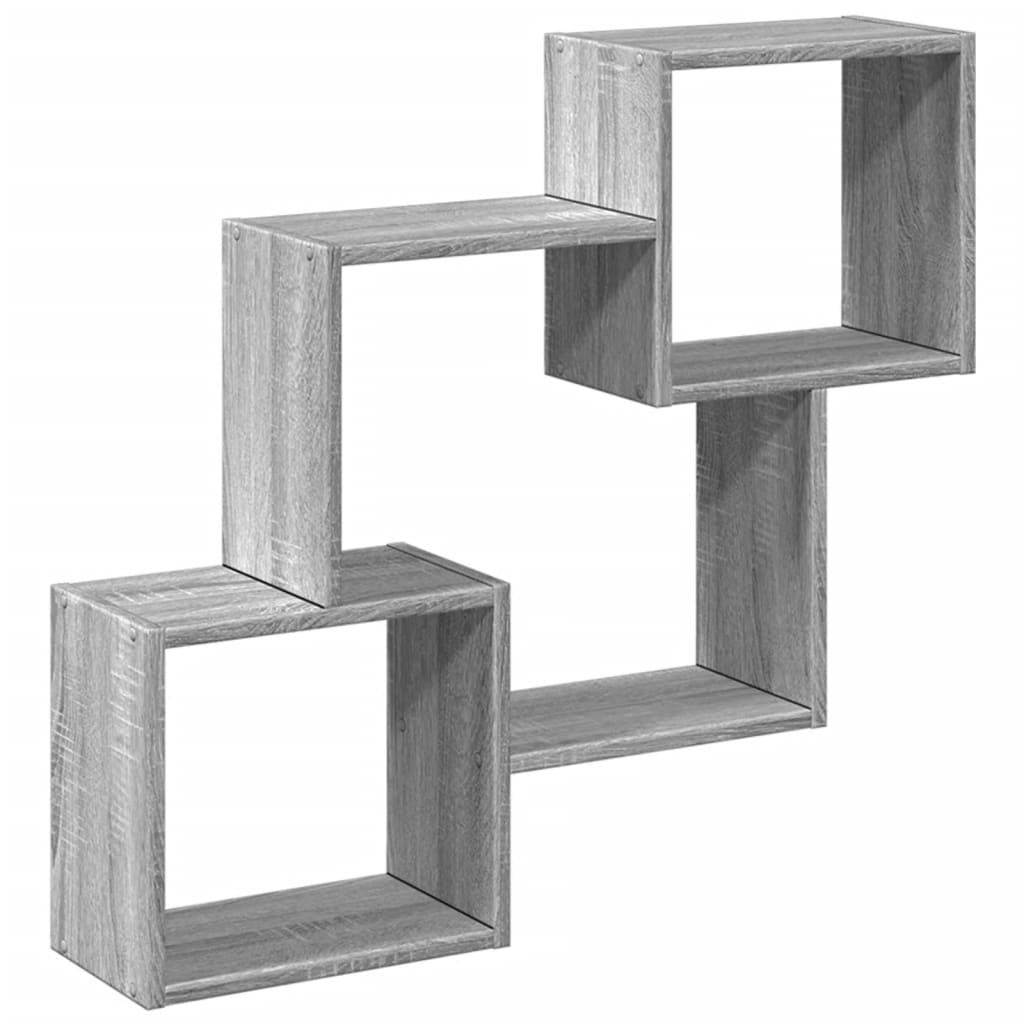 Dulap de perete, 78x18x71 cm, gri sonoma, lemn prelucrat GartenMobel Dekor