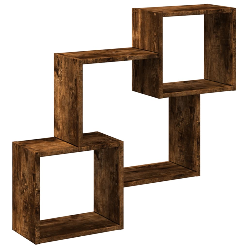 Dulap de perete, 78x18x71 cm, stejar fumuriu, lemn prelucrat GartenMobel Dekor