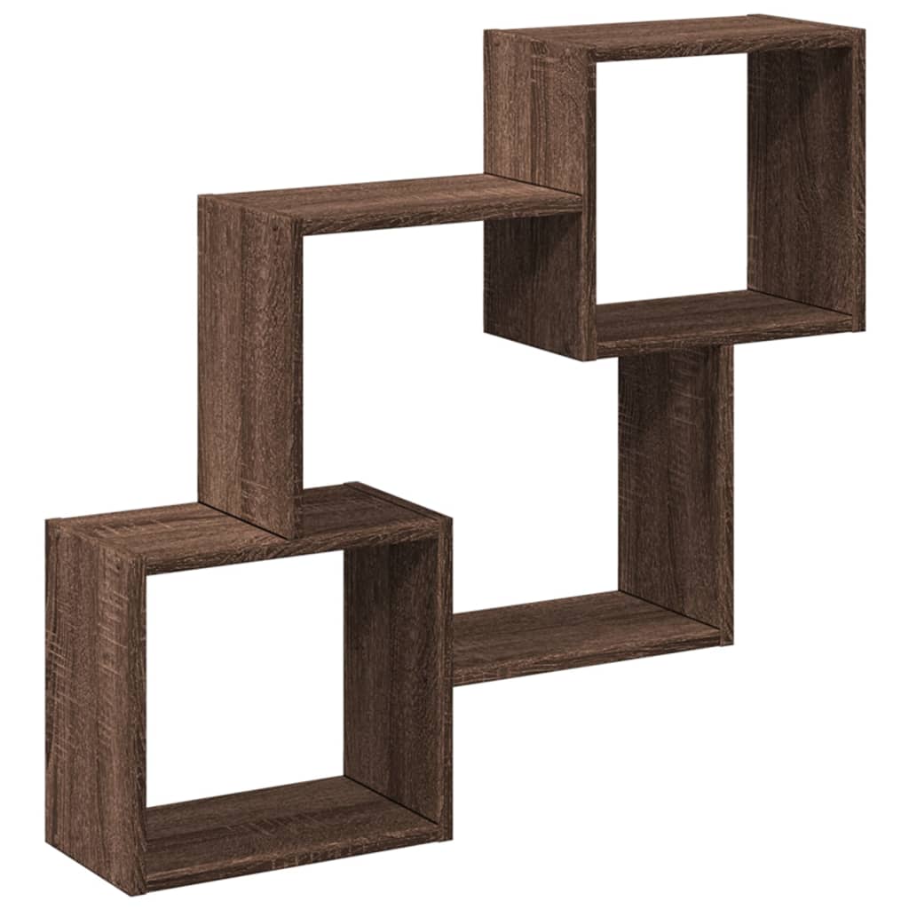 Dulap de perete, 78x18x71 cm, stejar maro, lemn prelucrat GartenMobel Dekor