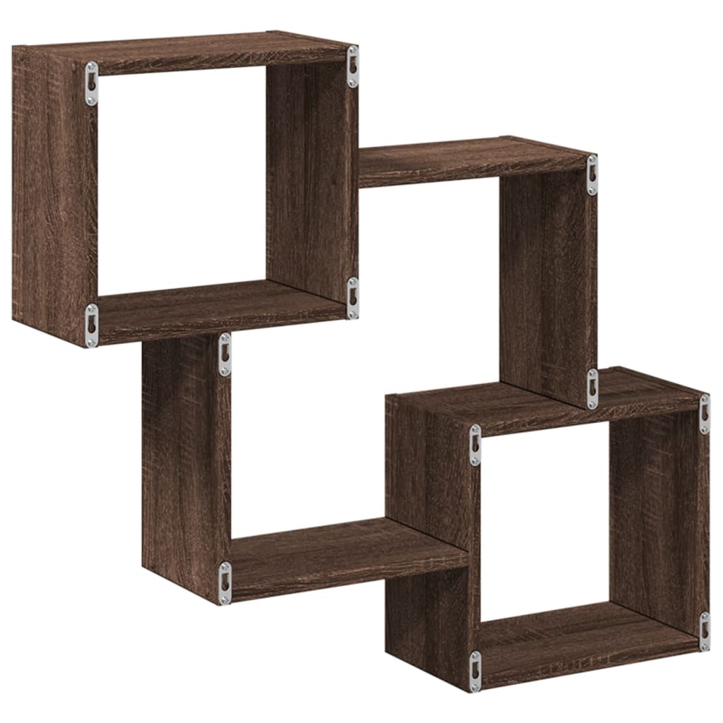 Dulap de perete, 78x18x71 cm, stejar maro, lemn prelucrat GartenMobel Dekor