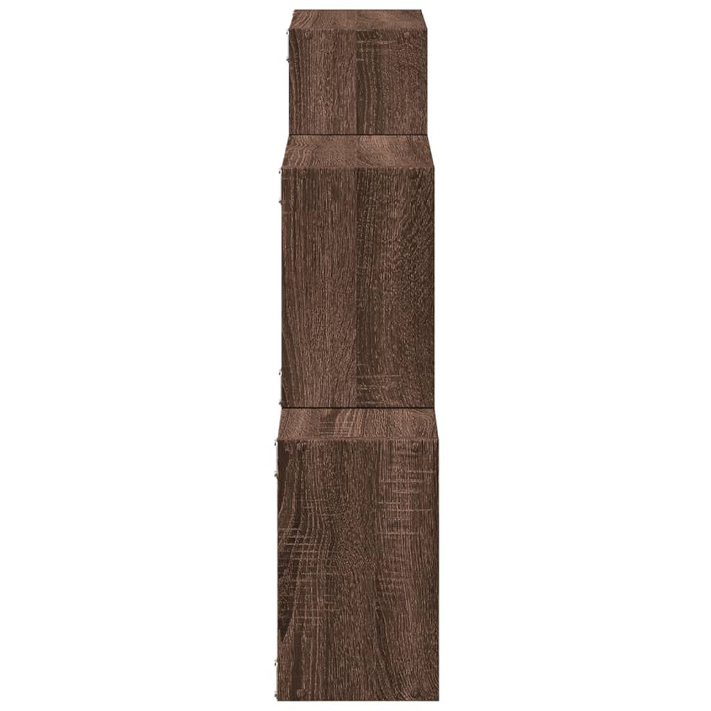 Dulap de perete, 78x18x71 cm, stejar maro, lemn prelucrat GartenMobel Dekor