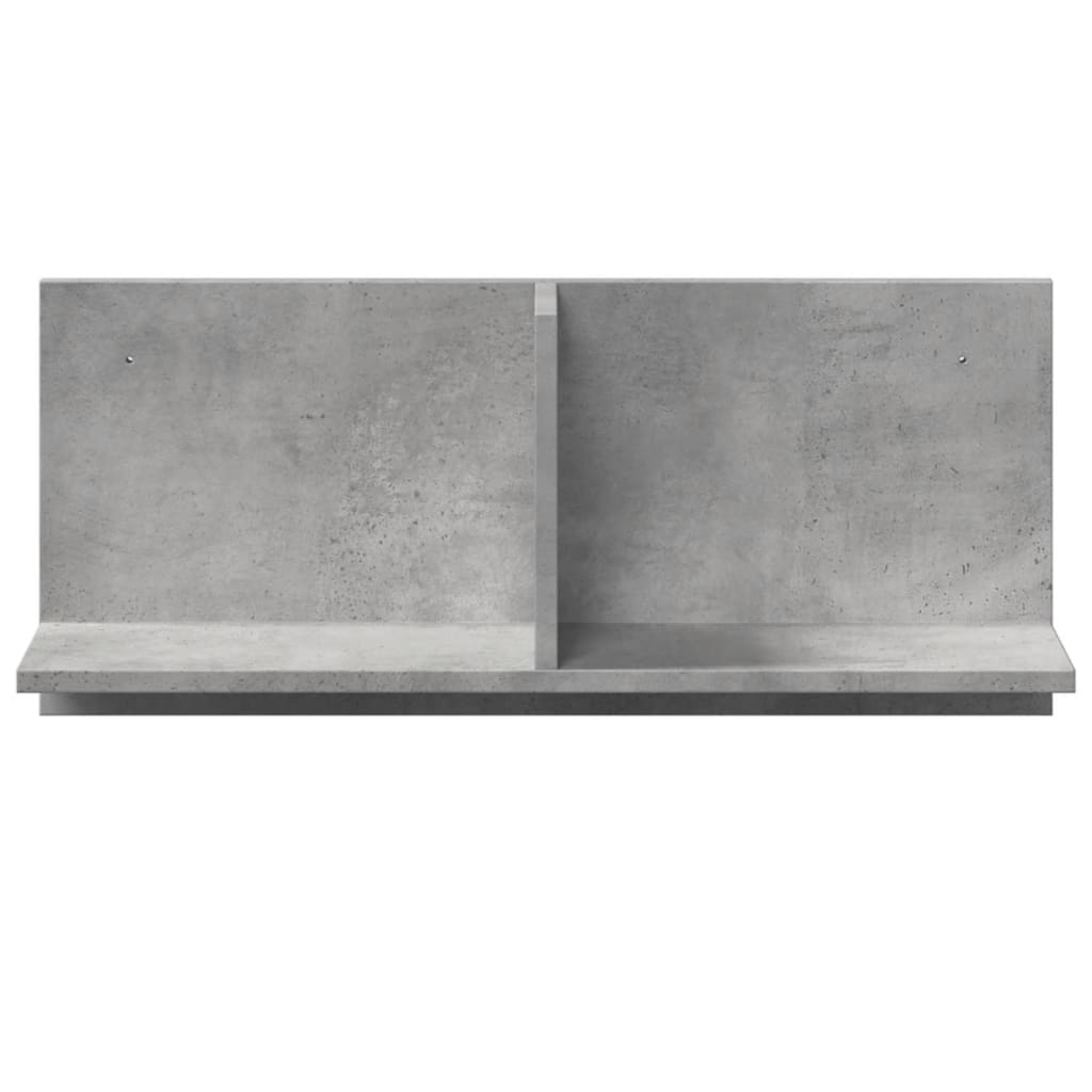 Dulap de perete, gri beton, 70x16,5x30 cm, lemn prelucrat GartenMobel Dekor