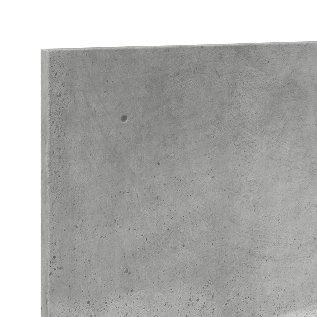 Dulap de perete, gri beton, 70x16,5x30 cm, lemn prelucrat GartenMobel Dekor