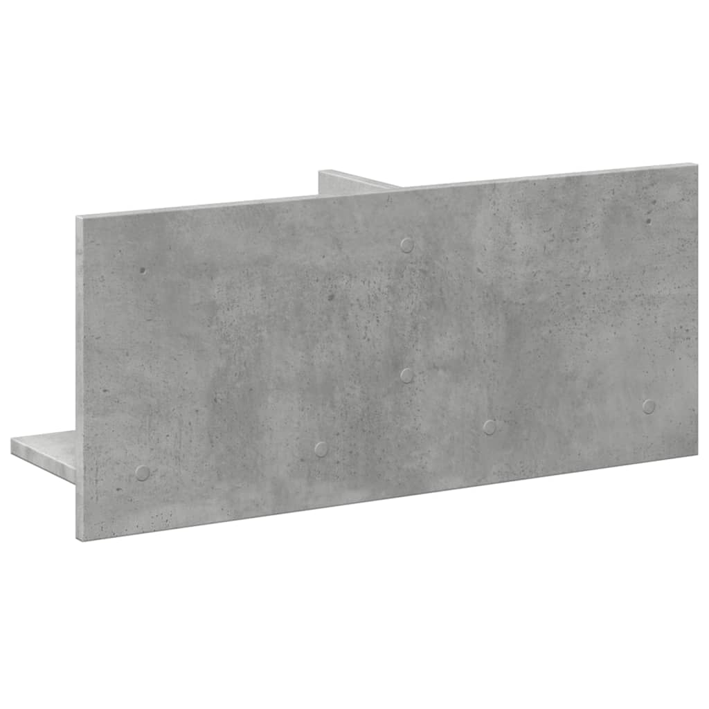 Dulap de perete, gri beton, 70x16,5x30 cm, lemn prelucrat GartenMobel Dekor