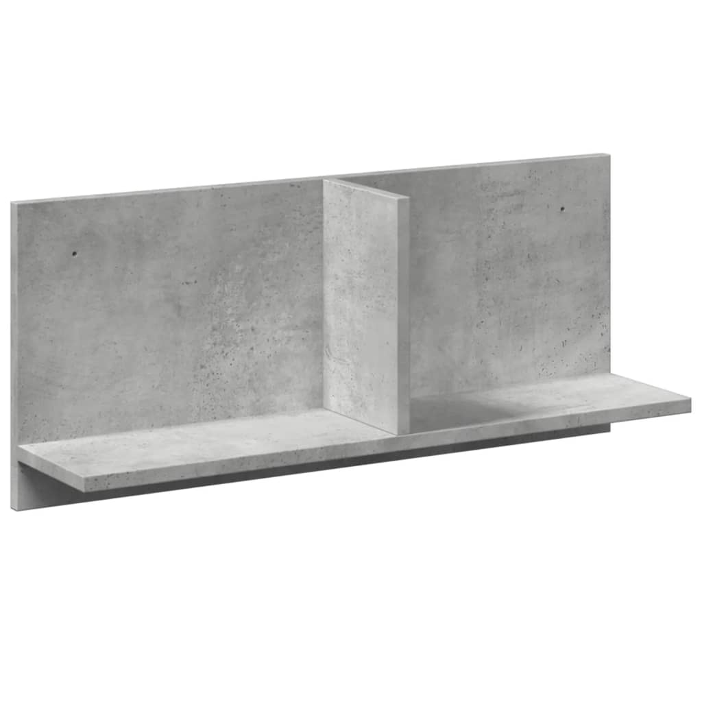 Dulap de perete, gri beton, 70x16,5x30 cm, lemn prelucrat GartenMobel Dekor