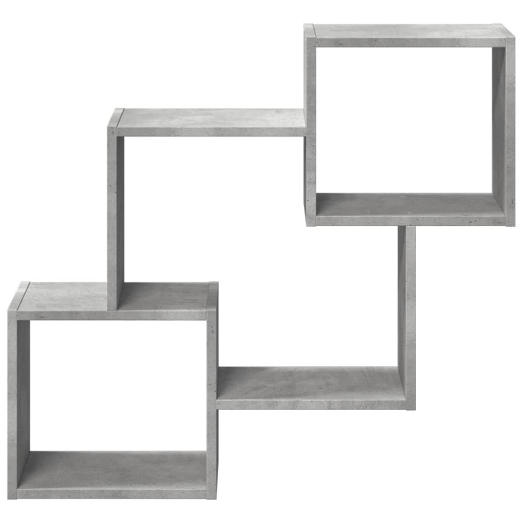 Dulap de perete, gri beton, 78x18x71 cm, lemn prelucrat GartenMobel Dekor