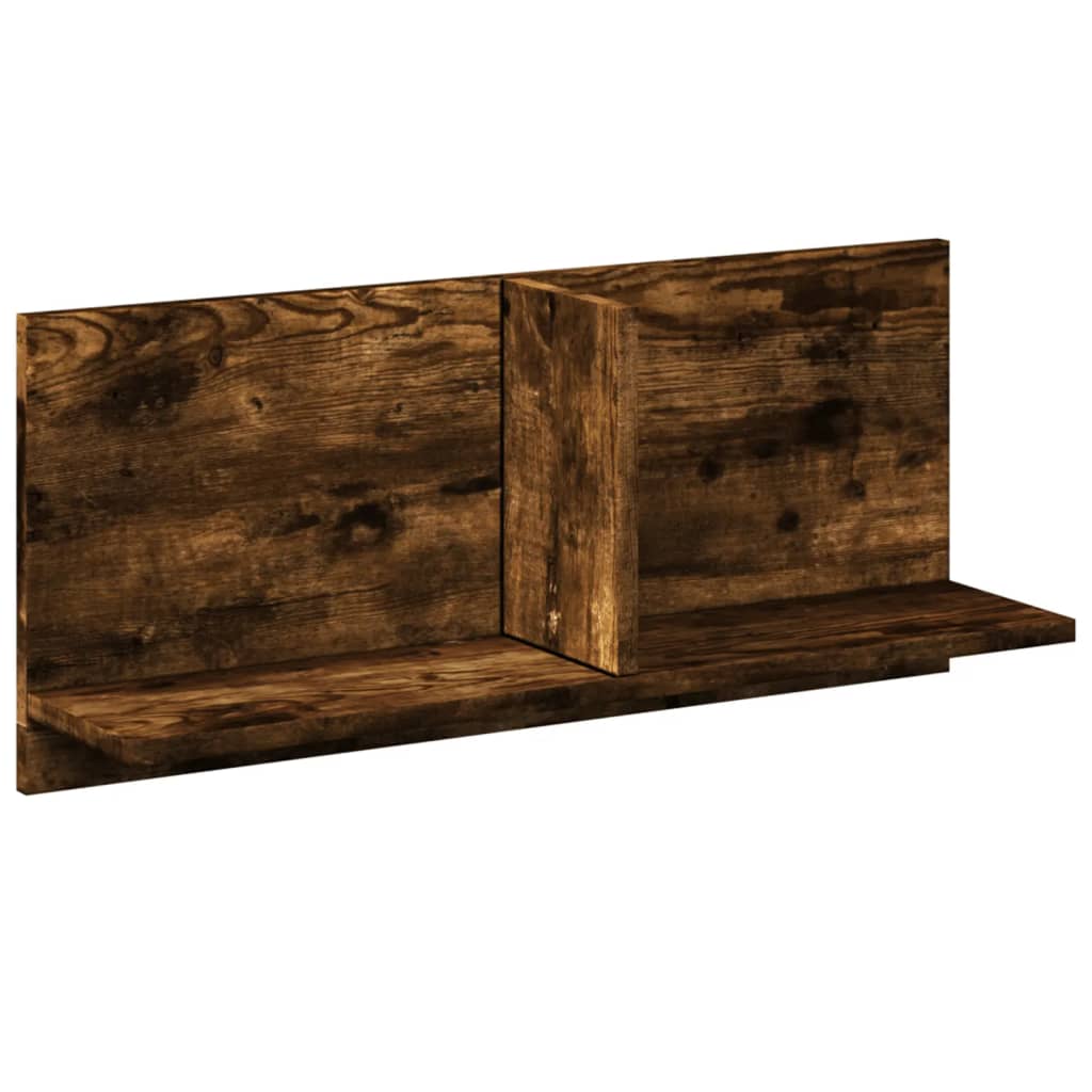 Dulap de perete, stejar fumuriu, 70x16,5x30 cm, lemn prelucrat GartenMobel Dekor